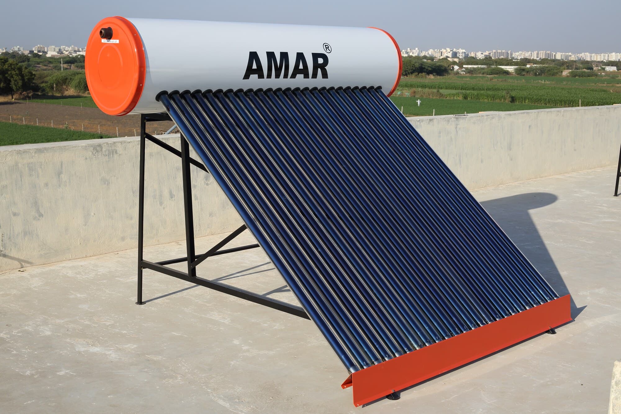 AMAR Solar Water Heater — Rooftop Installation
